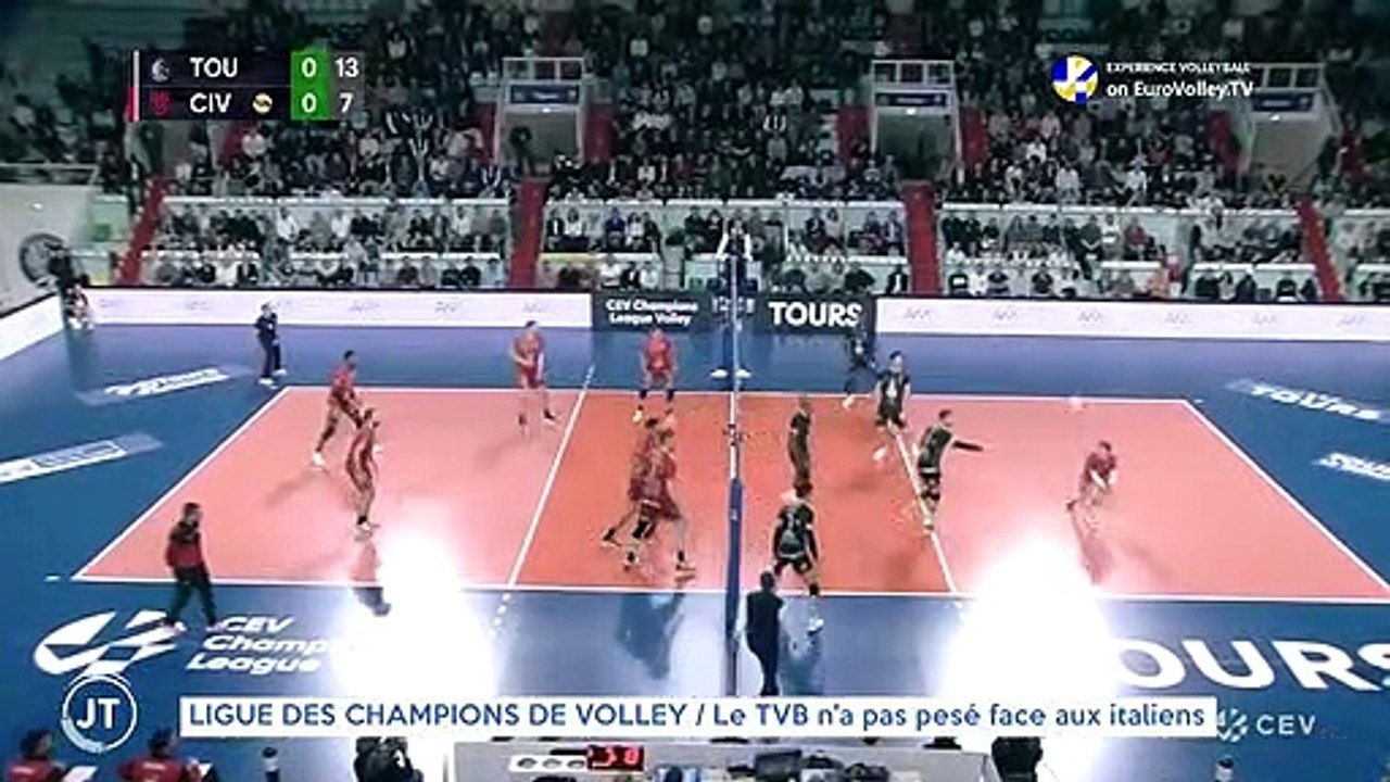 LIGUE DES CHAMPIONS DE VOLLEY / Le TVB n'a pas pesé face aux Italiens
