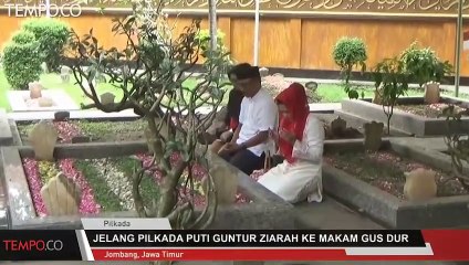 Jelang Pilkada Puti Guntur Ziarah ke Makam Gus Dur