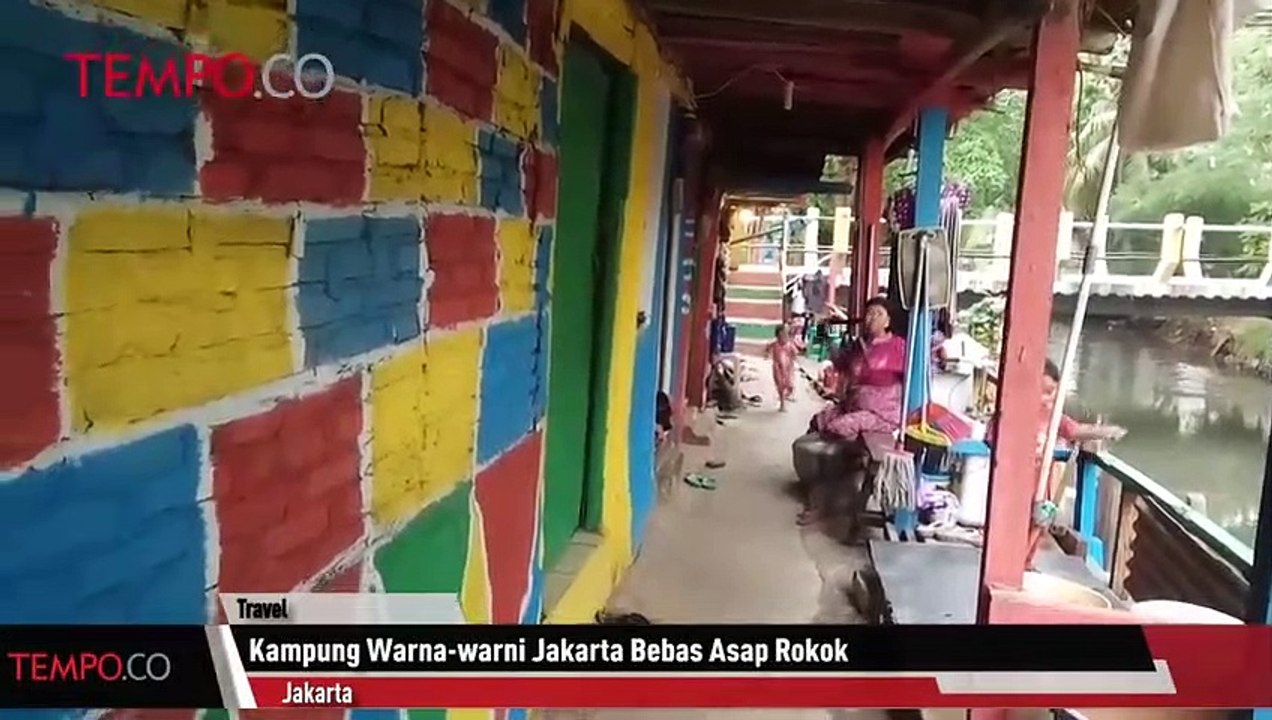 Kampung Warna-warni bebas Asap Rokok di Jakarta