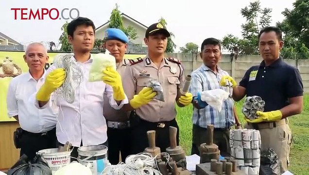 Polres Tangerang Selatan Gerebek Industri Rumahan Produksi Petasan
