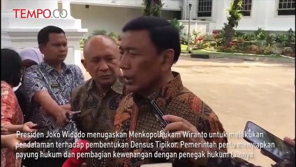 Pemerintah Menunda Pembentukan Densus Tipikor