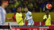 Cetak 3 Gol, Messi Sukses Bawa Argentina ke Piala Dunia 2018
