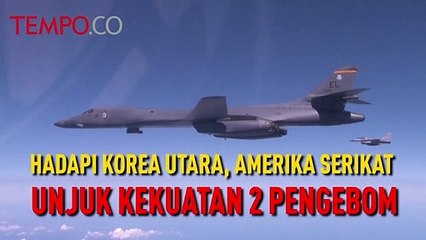 Pesawat Pengebom Amerika Unjuk Kekuatan Siap Hadapi Korea Utara