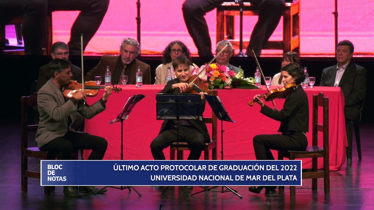 Ultimo acto protocolar de graduación del 2022