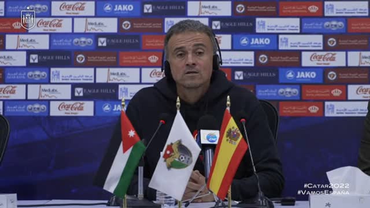 Luis Enrique: "Somos la séptima del ranking FIFA y nuestro objetivo es jugar siete partidos en Catar"