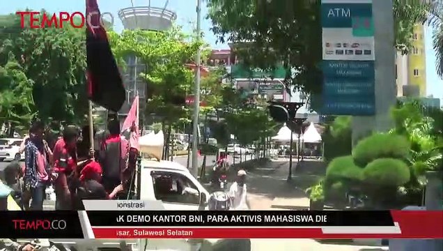 Hendak Demo Kantor BNI, Sejumlah Aktivis Mahasiswa Dibubarkan Preman