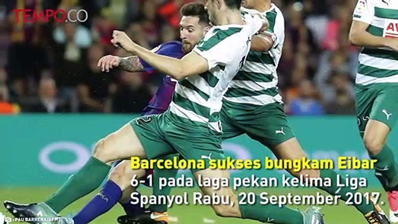 Liga Spanyol, Barcelona Bungkam Eibar 6-1