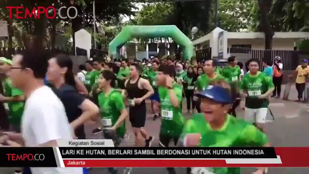 Lari ke Hutan, Berlari Sambil Berdonasi untuk Hutan Indonesia