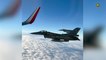 Avião da seleção polonesa é escoltado por caças da força aérea