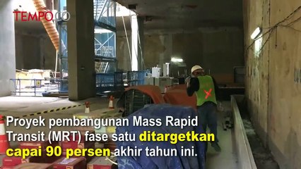 Mengintip Proyek MRT di Kawasan Bundaran HI