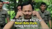 Wali Kota Bogor Bima Arya Menari Baby Shark, Tantang Anies-Sandi