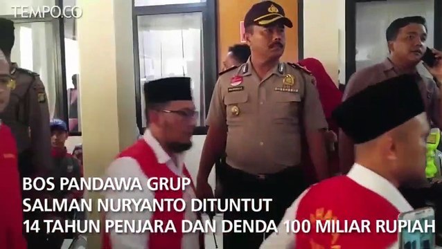 Bos Pandawa Grup Slamn Nuryanto Dituntut 14 Tahun Penjara dan Denda 100 Miliar