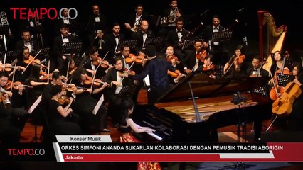 Orkes Simfoni Ananda Sukarlan Kolaborasi dengan Pemusik Tradisi Aborigin