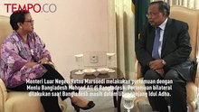 Bertemu Menlu Bangladesh, Menlu Retno Marsudi Bahas Bantuan Kemanusiaan untuk Rohingya