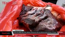 Polda Sulawesi Selatan Ungkap Penjualan 400 Kilogram Daging Busuk di Pasar Tradisional