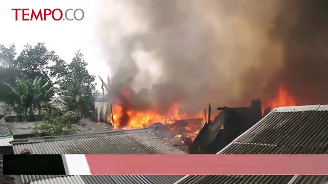 Ratusan Rumah di Klender Ludes Dilalap Si Jago Merah