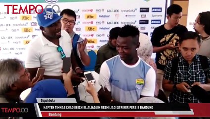 Kapten Timnas Chad Ezechiel Aliadjim Resmi Jadi Striker Persib Bandung