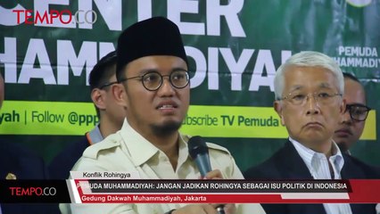 Pemuda Muhammadiyah: Jangan Jadikan Tragedi Rohingya Sebagai Isu Politik di Indonesia