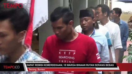Dapat Remisi Kemerdekaan, 18 Warga Binaan Rutan Serang Bebas