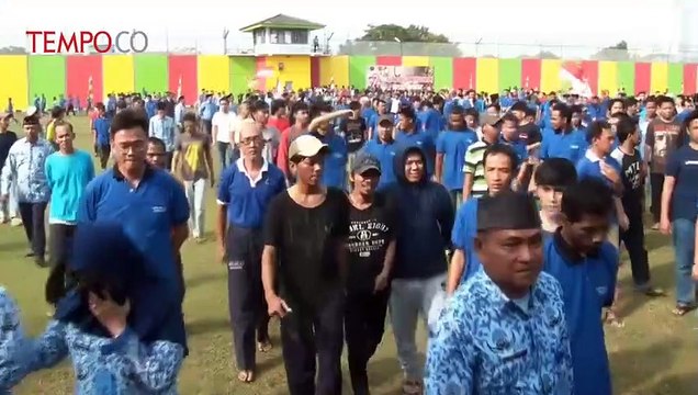 Remisi HUT Kemerdekaan RI, Disambut Sujud Syukur Napi Bebas