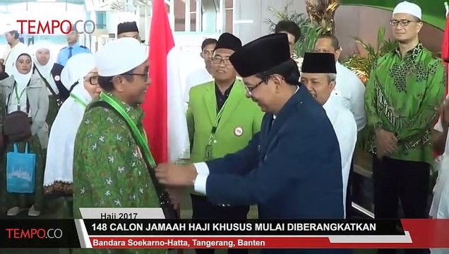 148 Calon Jamaah Haji Khusus Mulai Diberangkatkan