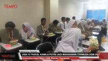 Usia 15 Tahun, Kamila Putri jadi Mahasiswa Termuda UGM 2017