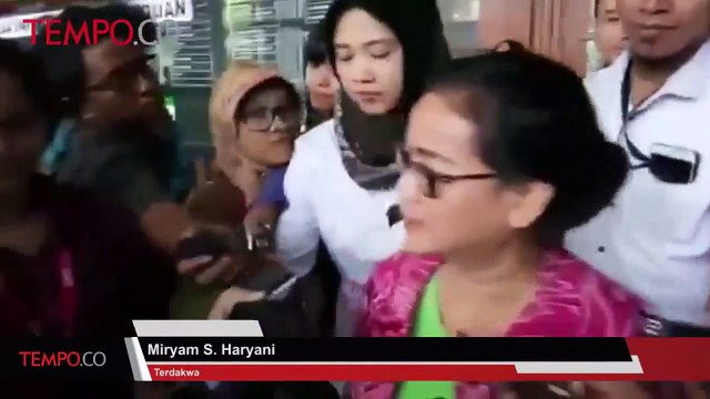 Jaksa Pengadilan Tipikor Tolak Eksepsi Miryam S. Haryani
