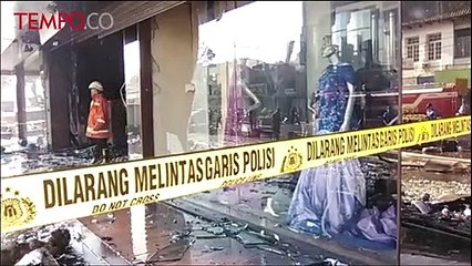 Pusat Perdagangan Busana D`Fashion Hangus Dilalap Api