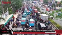 Tolak Jalan Satu Arah, Ratusan Warga Demo Kantor Wali Kota Depok