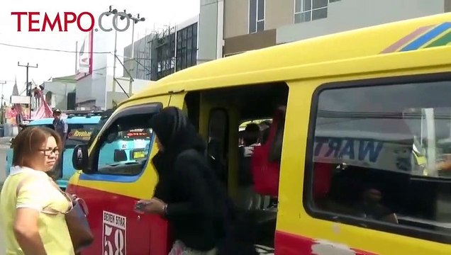 Ratusan Sopir Angkot Konvoi, Protes Ojek Online