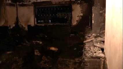 انتشال 21 جثة من مبنى سكني بمخيم جباليا تعرض لحريق