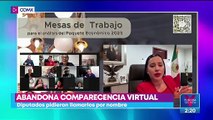 Sandra Cuevas abandona sesión virtual por no querer llamar por su nombre a diputados