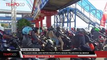 Sepeda Motor Padati Pelabuhan Gilimanuk, Antre Masuk Kapal