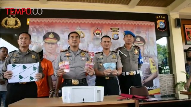 Dua Pencetak Uang Palsu Dibekuk Setelah Bersenang-senang