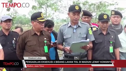 Pengadilan Eksekusi 4 Bidang Lahan Tol di Madiun Lewat Jalur Konsinyasi