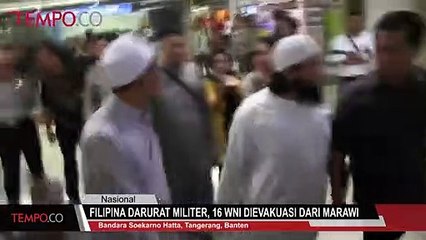 Filipina Darurat Militer, 16 WNI Dievakuasi dari Marawi