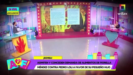 ADMITEN Y CONCEDEN DEMANDA DE ALIMENTOS A FIORELLA