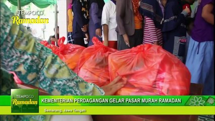 Kementerian Perdagangan Gelar Pasar Murah Ramadan
