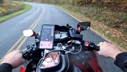 Motorcyclist Hits Deer While Going Around Corner