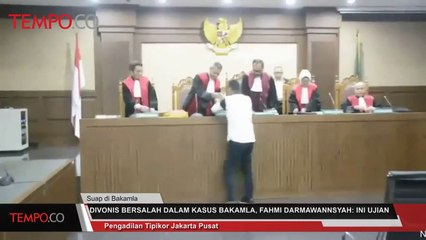 Divonis Bersalah dalam Kasus Bakamla, Fahmi Darmawansyah: Ini Ujian