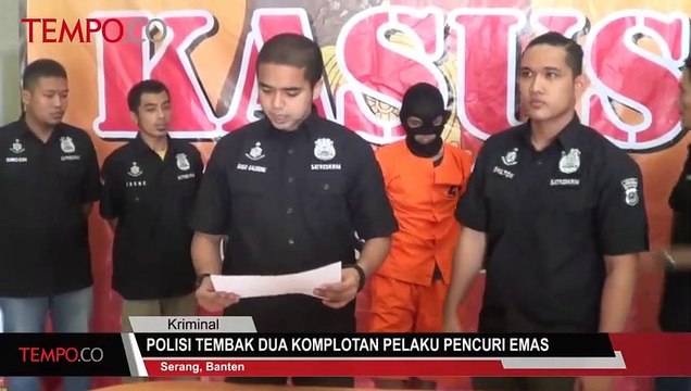 Polisi Tembak Dua Komplotan Pelaku Pencuri Emas
