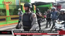 Bubarkan Tawuran Antar Warga, Polisi Gunakan Gas Air Mata