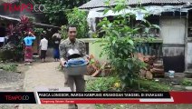 Pasca Longsor Warga Kampung Kranggan Tangsel di Evakuasi
