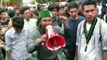Mahasiswa HMI Tolak Kedatangan Presiden Jokowi ke Makassar