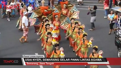 Usai Nyepi, Semarang Gelar Pawai Lintas Agama