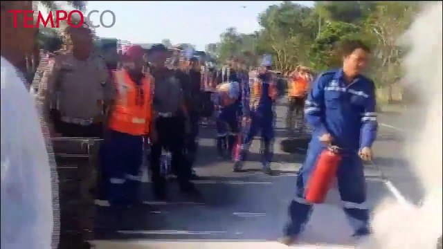 Demo Warga Tuntut Ganti Rugi Lahan 9 Miliar Diwarnai Kericuhan