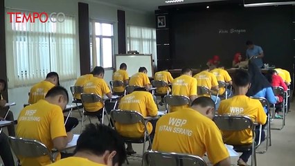 23 Penghuni Rutan Kelas II Serang Ikuti UNKP Paket C