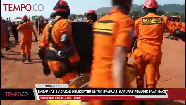 Basarnas Siagakan Helikopter untuk Evakuasi Darurat Pemudik Saat Macet