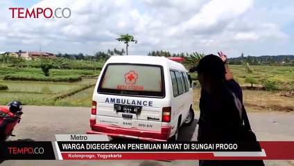 Warga Digegerkan Penemuan Mayat di Sungai Progo
