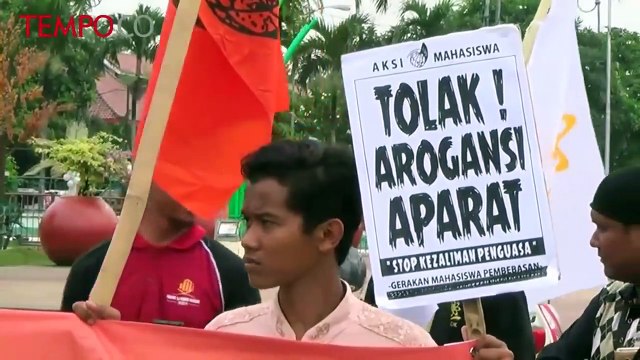 Mahasiswa Demo Tolak Perwal Larangan Unjuk Rasa Sabtu Minggu